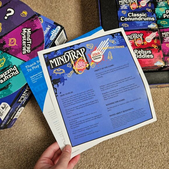 OUTSET MEDIA MINDTRAP Game of Logic and BRAINTEASERS - Opened but‎ Never Used - Picture 13 of 15